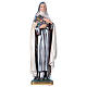 Statue Sainte Thérèse plâtre nacré 40 cm s1