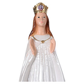 Virgen de Knock 40 cm yeso nacarado