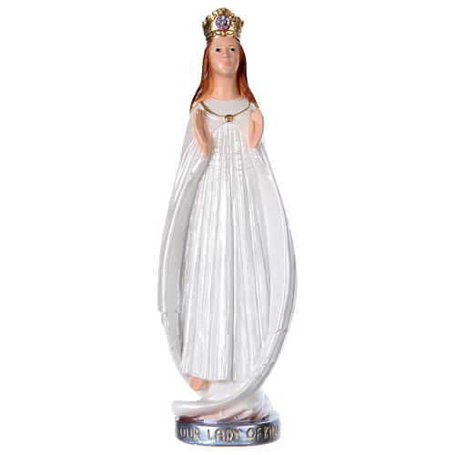 Our Lady of Knock statue in pearlized plaster, 40 cm 1