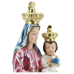 Our Lady of Novi Velia 40 cm in mother-of-pearl plaster