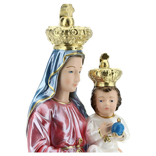 Our Lady of Novi Velia 40 cm in mother-of-pearl plaster 2