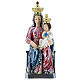 Our Lady of Novi Velia 40 cm in mother-of-pearl plaster s1