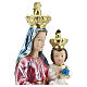Our Lady of Novi Velia 40 cm in mother-of-pearl plaster s2