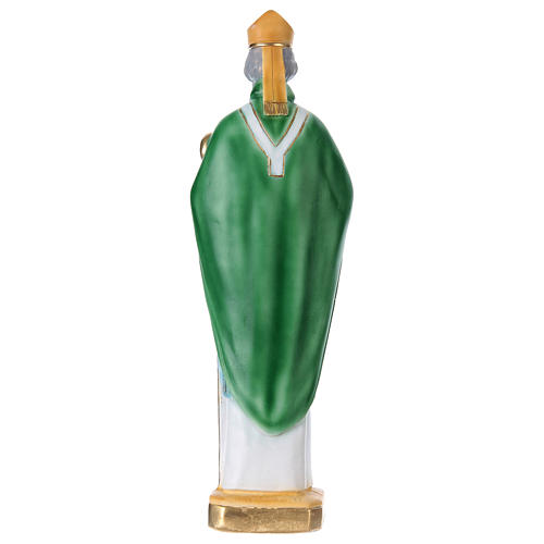 San Patricio 40 cm estatua de yeso 4