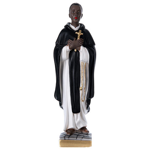 Święty Marcin de Porres gips 40 cm 1