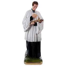 Statues en plâtre: Saint Louis 40 cm en plâtre peint