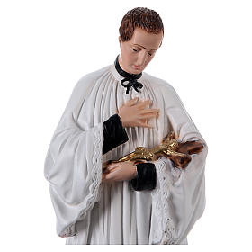 Statues en plâtre: Saint Louis 40 cm en plâtre peint