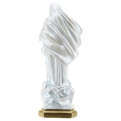 Our Lady of Medjugorje 40 cm in mother-of-pearl plaster 7