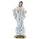 Our Lady of Medjugorje 40 cm in mother-of-pearl plaster s1