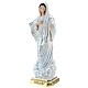 Our Lady of Medjugorje 40 cm in mother-of-pearl plaster s3