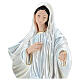 Our Lady of Medjugorje 40 cm in mother-of-pearl plaster s4