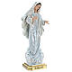 Our Lady of Medjugorje 40 cm in mother-of-pearl plaster s5