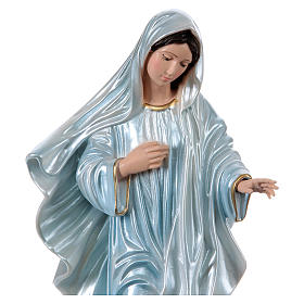 Imagens em Gesso: Nossa Senhora de Medjugorje 40 cm gesso efeito madrepérola Imagens em Gesso: Nossa Senhora de Medjugorje 40 cm gesso efeito madrepérola