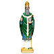 San Patricio h 60 cm estatua de yeso s1