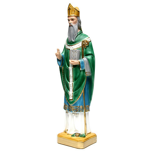San Patrizio h 60 cm statua in gesso 2