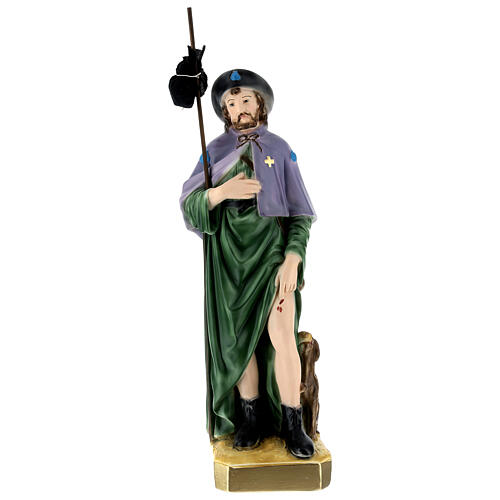 San Rocco 60 cm statua gesso  1
