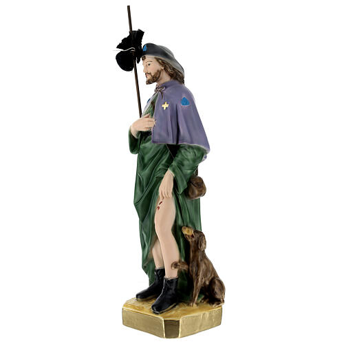 San Rocco 60 cm statua gesso  3