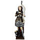 Joan of Arc 45 cm in mother-of-pearl plaster s1