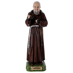 Padre Pio 95 cm en résine peinte