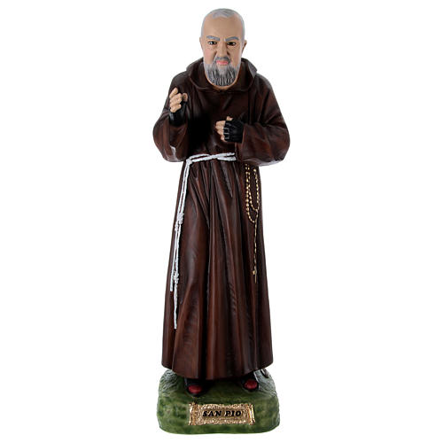 Padre Pio 95 cm en résine peinte 1