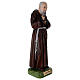 Padre Pio 95 cm in resina dipinta s4
