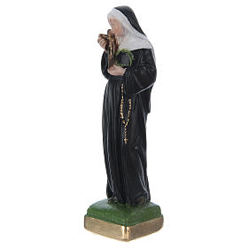 Saint Rita statue in painted plaster, 15 cm