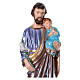 St. Joseph 30 cm Statue, in plater with mother of pearl s2