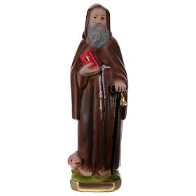 Saint Anthony Abbot Figurine, 15 cm in plaster