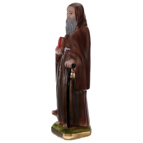 Saint Anthony Abbot Figurine, 15 cm in plaster 3