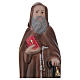 Saint Anthony Abbot Figurine, 15 cm in plaster s2