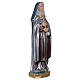 Saint Clare 20 cm Statue, in plaster with mother of pearl s4