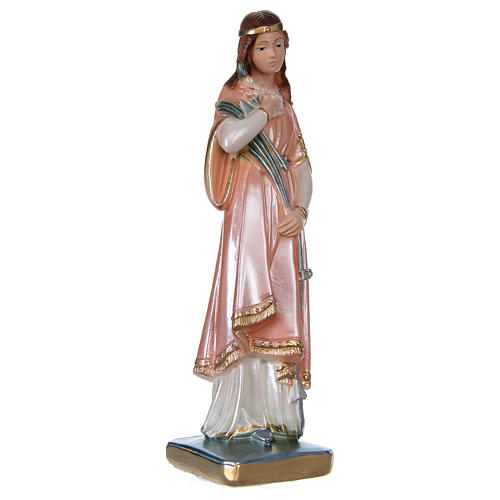 Estatua de yeso nacarado Santa Filomena 20 cm 4