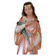 Statue of Saint Philomena, 20 cm in plaster with mother of pearl s2