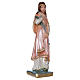 Statue of Saint Philomena, 20 cm in plaster with mother of pearl s4