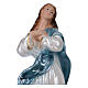 Estatua de yeso nacarado Virgen con ángeles 20 cm s2