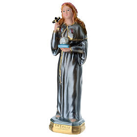 Sainte Rosalie 20 cm plâtre nacré