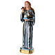 Santa Rosalia 20 cm gesso madreperlato s2