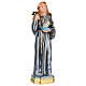 Santa Rosalia 20 cm gesso madreperlato s3