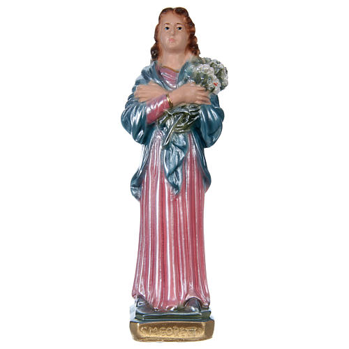 St. Mary Goretti Statue, 20 cm in plaster with mother of pearl 1