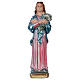 St. Mary Goretti Statue, 20 cm in plaster with mother of pearl s1