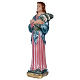 St. Mary Goretti Statue, 20 cm in plaster with mother of pearl s3