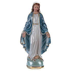 Nossa Senhora Milagrosa 15 cm gesso nacarado