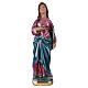 Saint Lucy 15 cm Statue, in plaster with mother of pearl s1