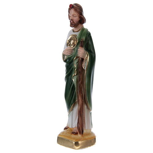 St Jude 15 cm in painted plaster 2