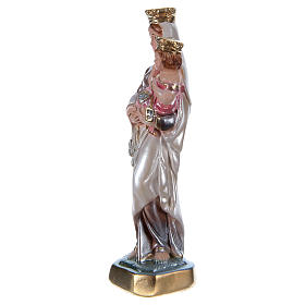 Madonna del Carmelo gesso madreperlato 15 cm