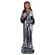St. Rosalia Figurine, 15 cm in plaster with mother of pearl s1