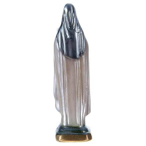 St Theresa in mother-of-pearl plaster h 15 cm 3