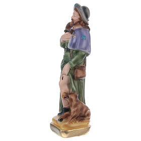 Saint Roch 15 cm statue plâtre