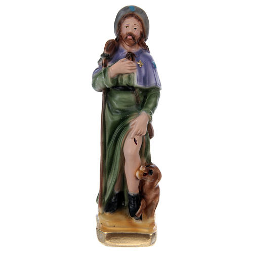 Saint Roch 15 cm statue plâtre 1