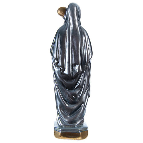 Statue of St Bridget in mother-of-pearl plaster h 20 cm 5